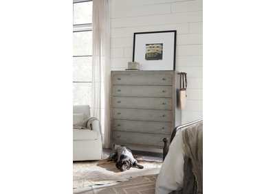 Ciao Bella Six-Drawer Chest- Speckled Gray,Hooker Furniture