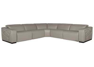 Image for Opal 5 Piece Sectional with 2 Power Recliners & Power Headrest