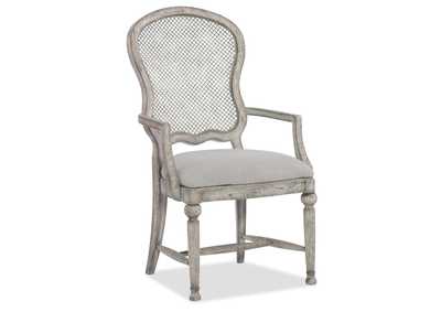 Image for Boheme Gaston Metal Back Arm Chair - 2 Per Carton - Price Ea