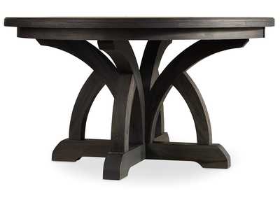 Image for Corsica Dark Round Dining Table w/1-18in Leaf