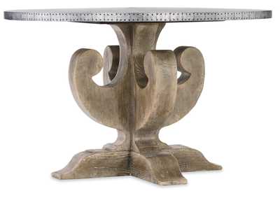 Image for Boheme Ascension 48in Zinc Round Dining Table