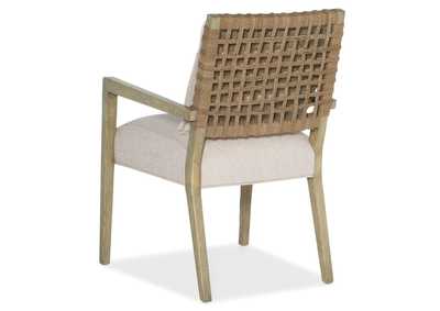 Surfrider Woven Back Arm Chair - 2 Per Ctn - Price Ea,Hooker Furniture