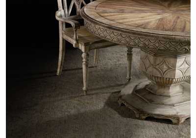 Chatelet Round Dining Table With One 20'' Leaf,Hooker Furniture