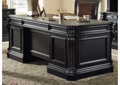 Image for Telluride 76'' Executive Desk W - Wood Panels