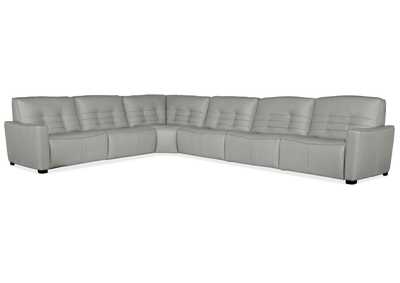 Image for Reaux 6-Piece Power Recline Sectional w/3 Power Recliners