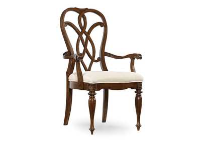 Leesburg Splatback Arm Chair - 2 Per Carton - Price Ea,Hooker Furniture
