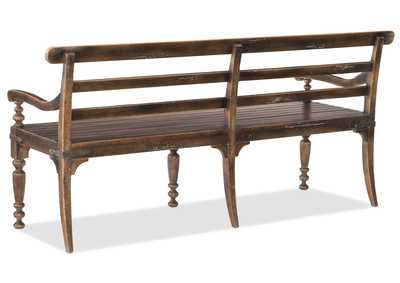 Hill Country Helotes Dining Bench,Hooker Furniture
