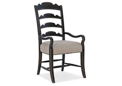Image for La Grange Twin Sisters Ladderback Arm Chair - 2 per carton/price ea