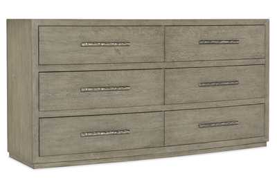 Image for Linville Falls Chimney Gap Six Drawer Dresser