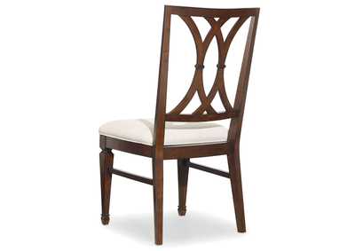 Palisade Splat Back Side Chair - 2 per carton/price ea,Hooker Furniture