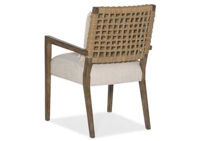 Sundance Woven Back Arm Chair - 2 Per Ctn - Price Ea,Hooker Furniture