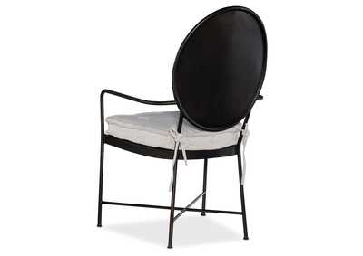 Ciao Bella Metal Arm Chair - 2 Per Carton - Price Ea,Hooker Furniture