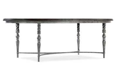 Traditions Oval Cocktail Table,Hooker Furniture