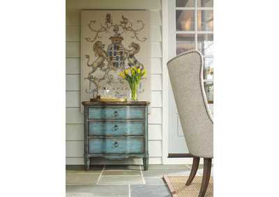 Three Drawer Turquoise Chest,Hooker Furniture