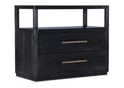 Image for Linville Falls Shou Sugi Ban Two Drawer Nightstand