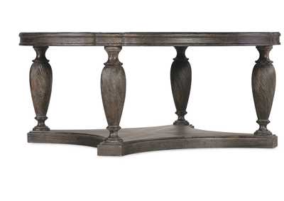 Traditions Round Cocktail Table,Hooker Furniture