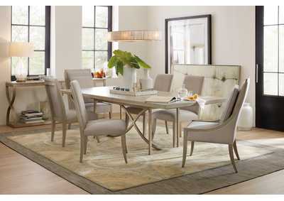 Elixir 80In Rectangular Dining Table W - 1 - 20In Leaf,Hooker Furniture