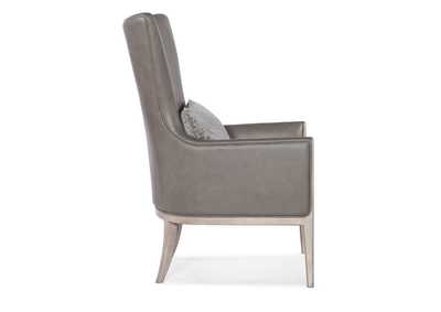 Kyndall Club Chair With Accent Pillow,Hooker Furniture