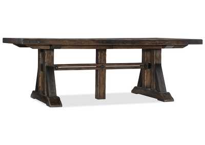 Image for Roslyn County Trestle Dining Table w/2 21in leaves