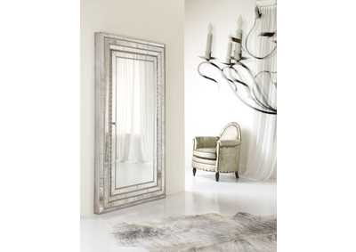 Image for Melange Glamour Floor Mirror w/Jewelry Armoire Storage