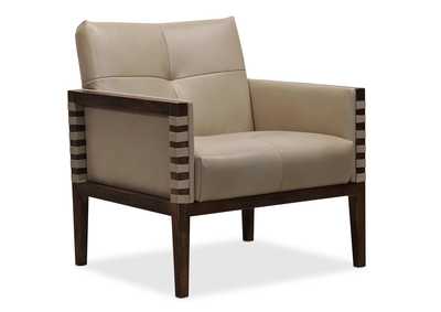 Image for Carverdale Leather Club Chair w/Wood Frame