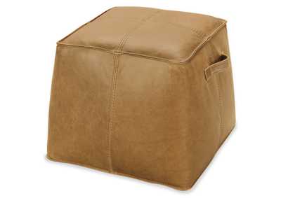 Image for Dizzy Small Leather Ottoman