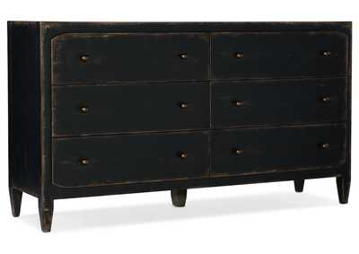 Image for Ciao Bella Six - Drawer Dresser - Black