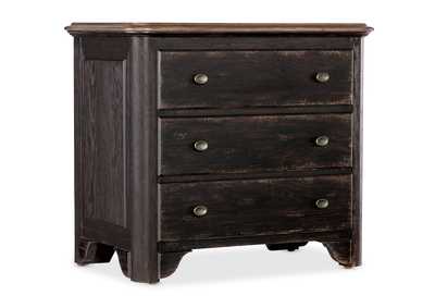 Image for Americana Three - Drawer Nightstand