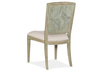 Surfrider Carved Back Side Chair - 2 Per Ctn - Price Ea,Hooker Furniture
