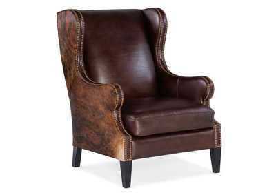 Lily Club Chair with Dark Brindle HOH,Hooker Furniture