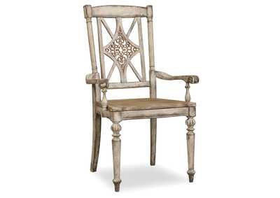 Chatelet Fretback Arm Chair - 2 Per Carton - Price Ea,Hooker Furniture