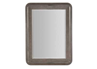 Image for Modern Mood Raffia Landscape Mirror