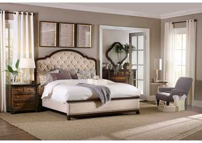 Leesburg King Upholstered Bed,Hooker Furniture