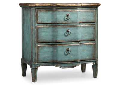 Image for Three Drawer Turquoise Chest
