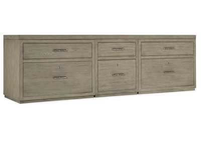 Linville Falls 96" Credenza With File and Two Lateral Files
