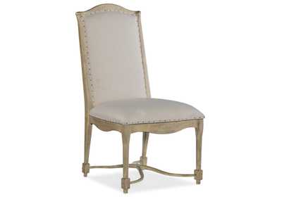 Ciao Bella Upholstered Back Side Chair - 2 per carton/price ea,Hooker Furniture