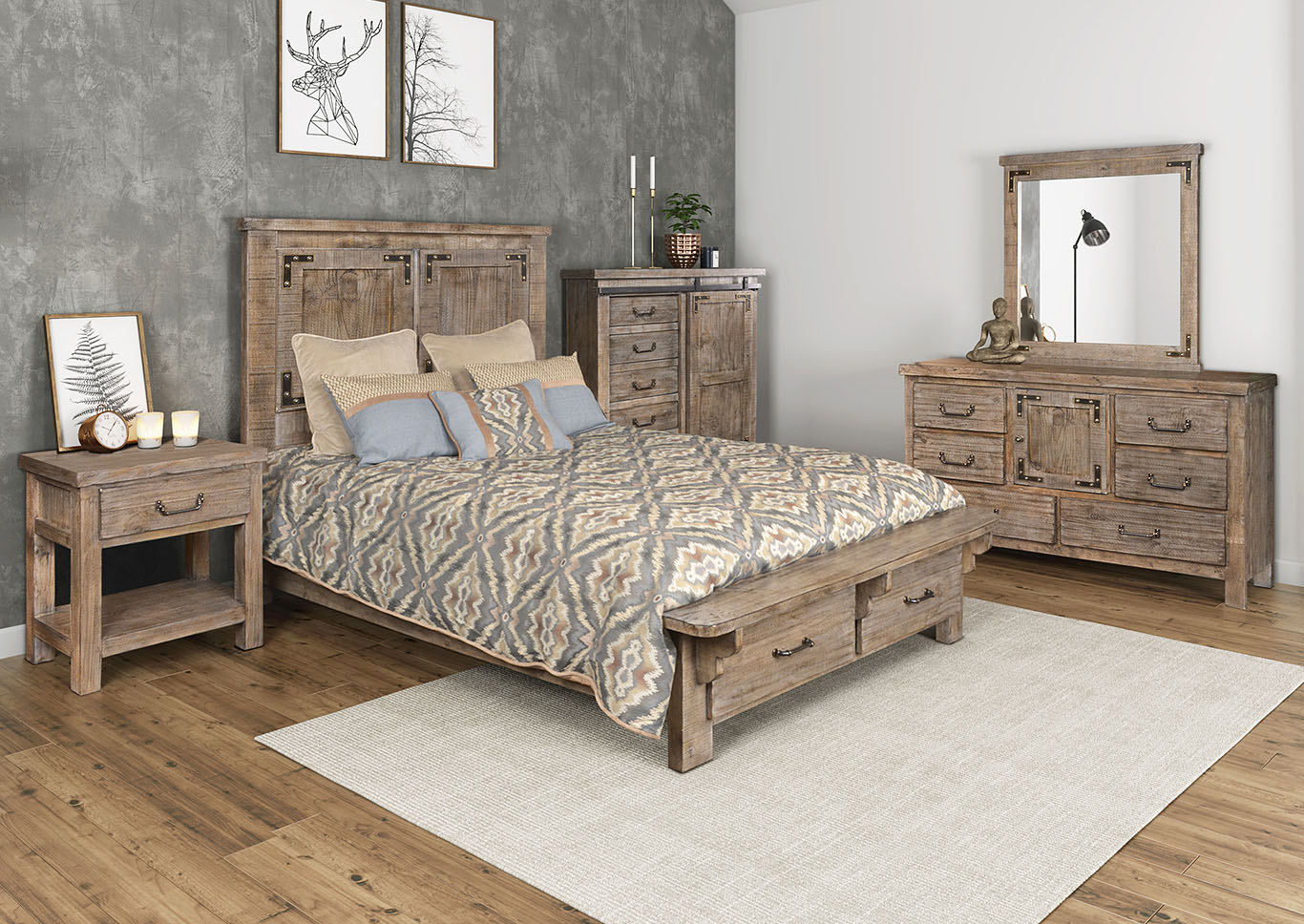 Foundry Eastern King Bed,Horizon Home