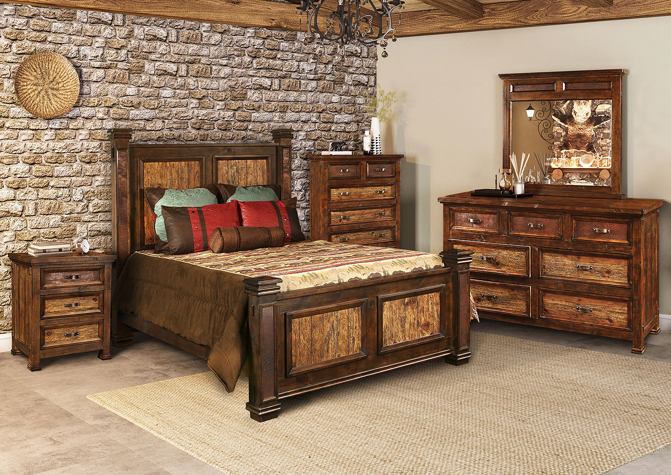 Copper Ridge Queen Bed,Horizon Home