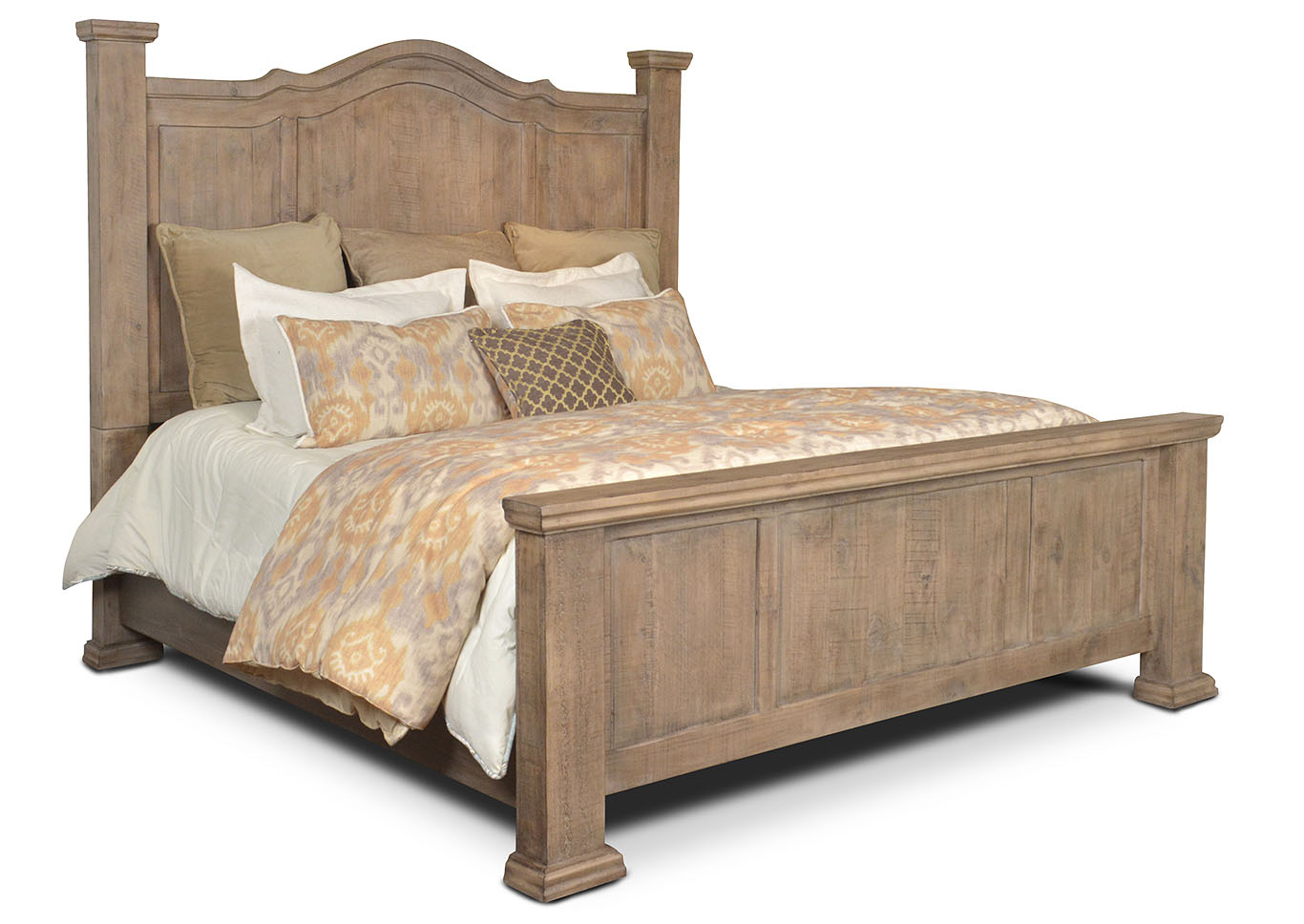 Grand Rustic California King Bed Long, Wrought Iron California King Bed