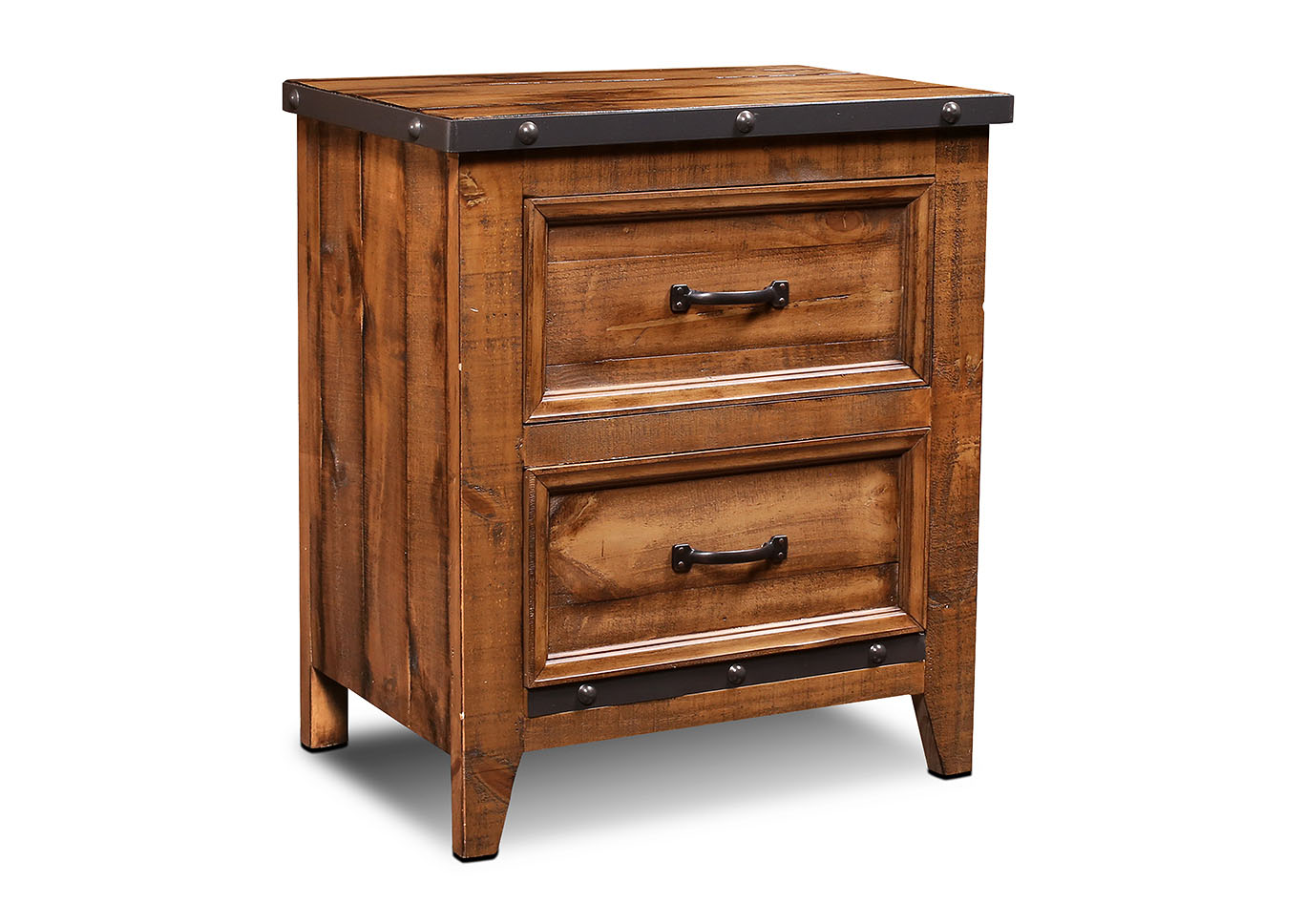 Urban Rustic Nightstand,Horizon Home