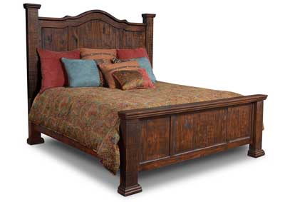 Grand Rustic California King Bed Long, Grand King Bed Frame