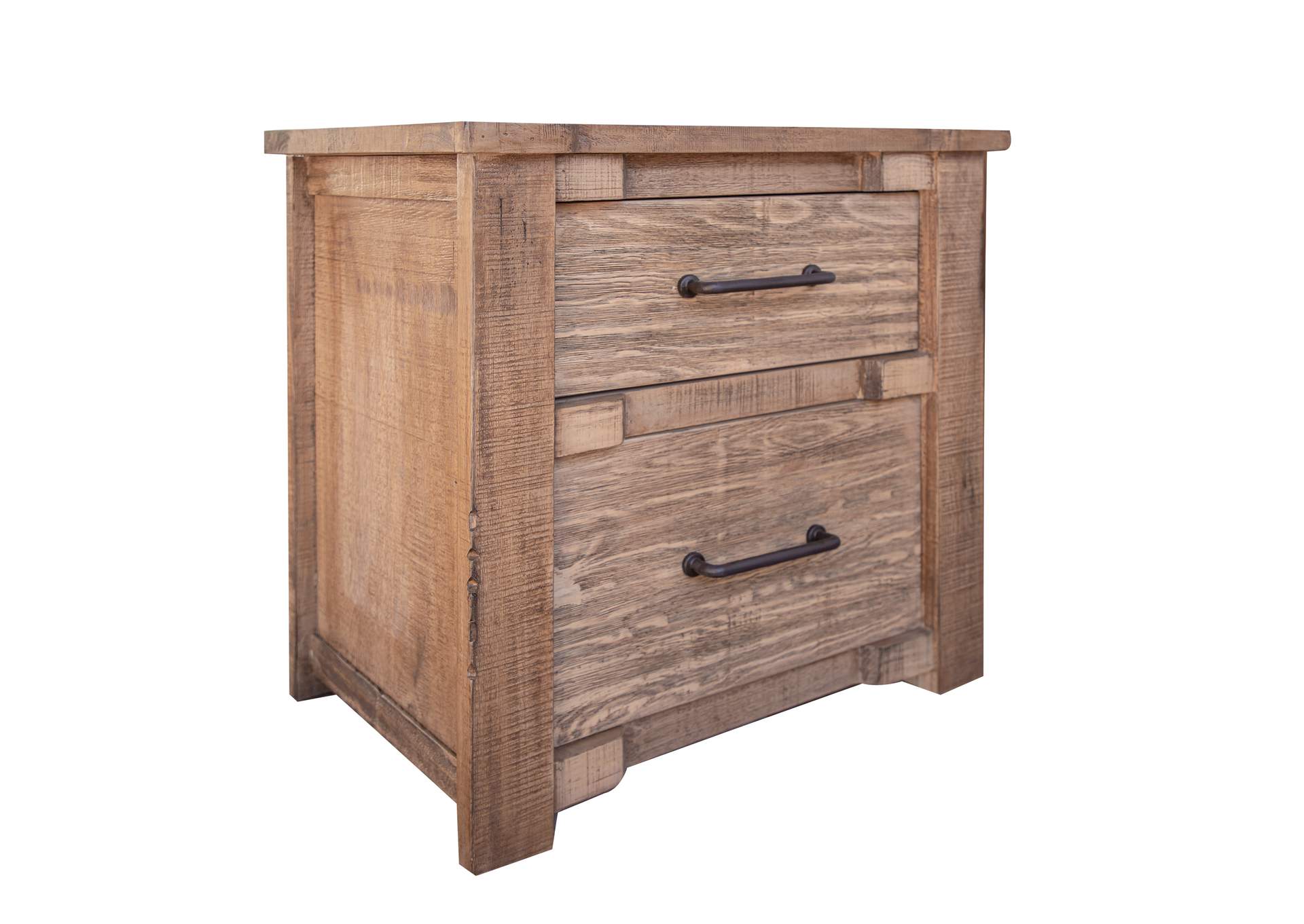 Berlin 2 Drawers Nightstand,International Furniture Direct