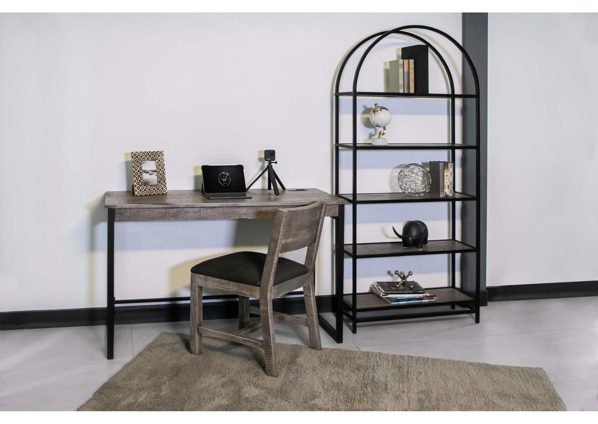 Blacksmith 5 Shelves, Bookcase,International Furniture Direct