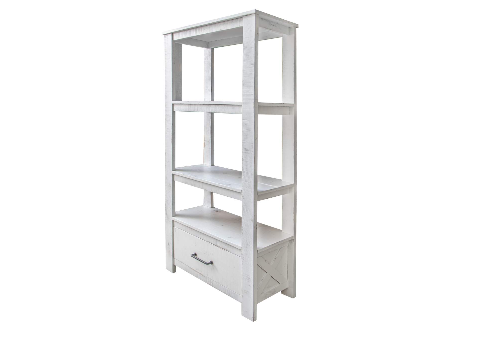 Mt. Livermore White Bookcase,International Furniture Direct