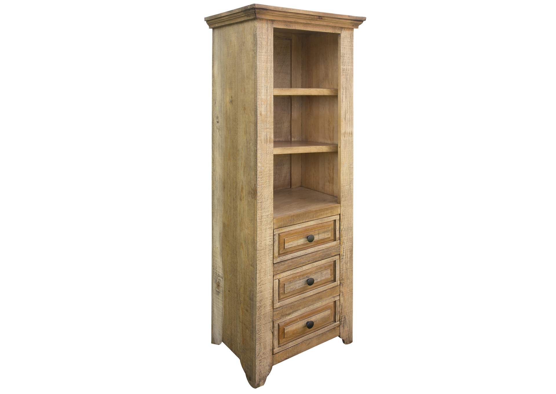 Marquez Two Tone Light Brown Cabinet,International Furniture Direct