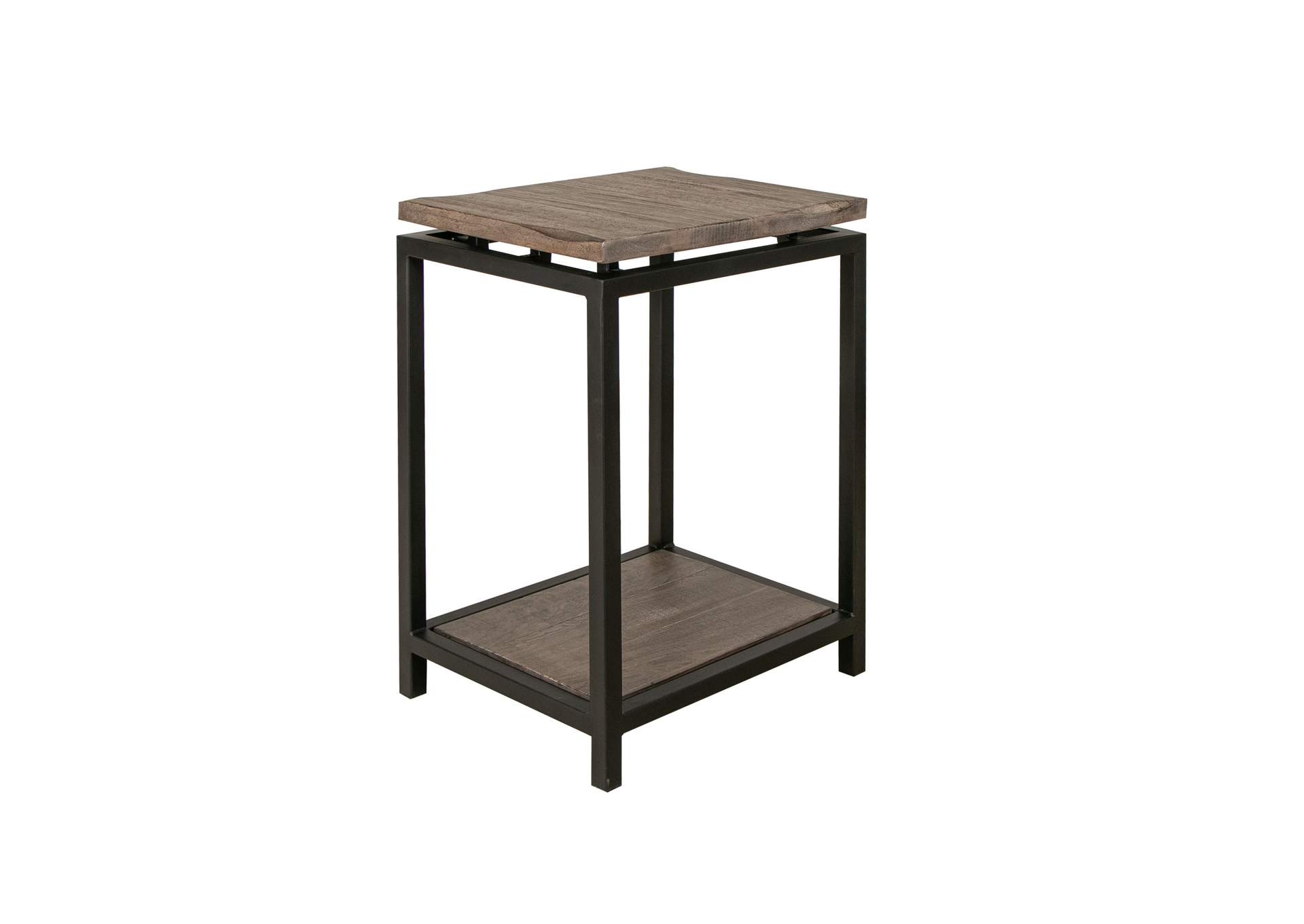 Blacksmith Chair Side Table, w/ shelf,International Furniture Direct