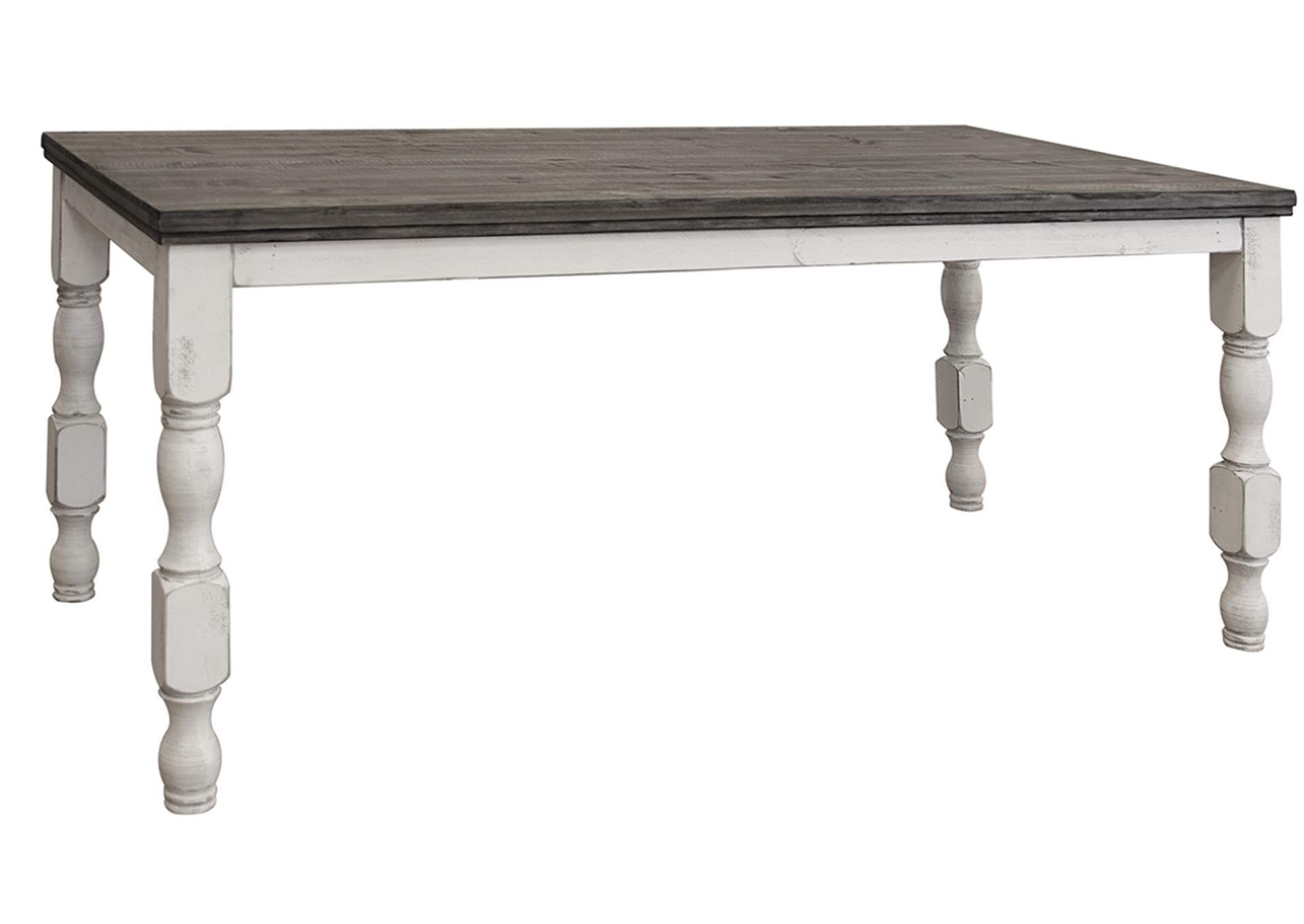 Stone Counter Table w/ Turned Legs,International Furniture Direct