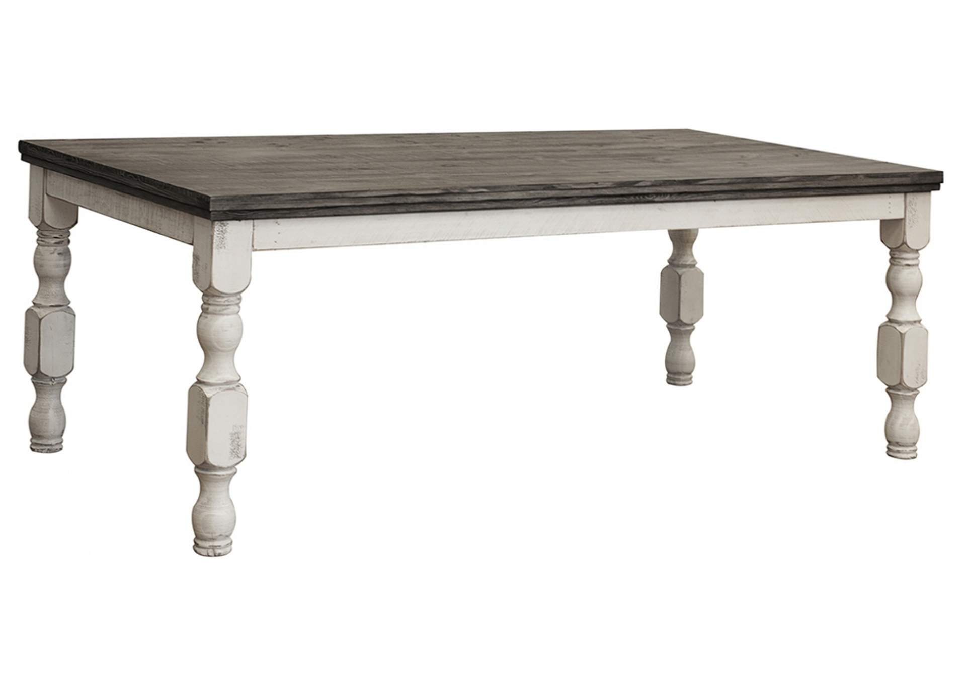 Stone Dining Table w/ Turned Legs,International Furniture Direct