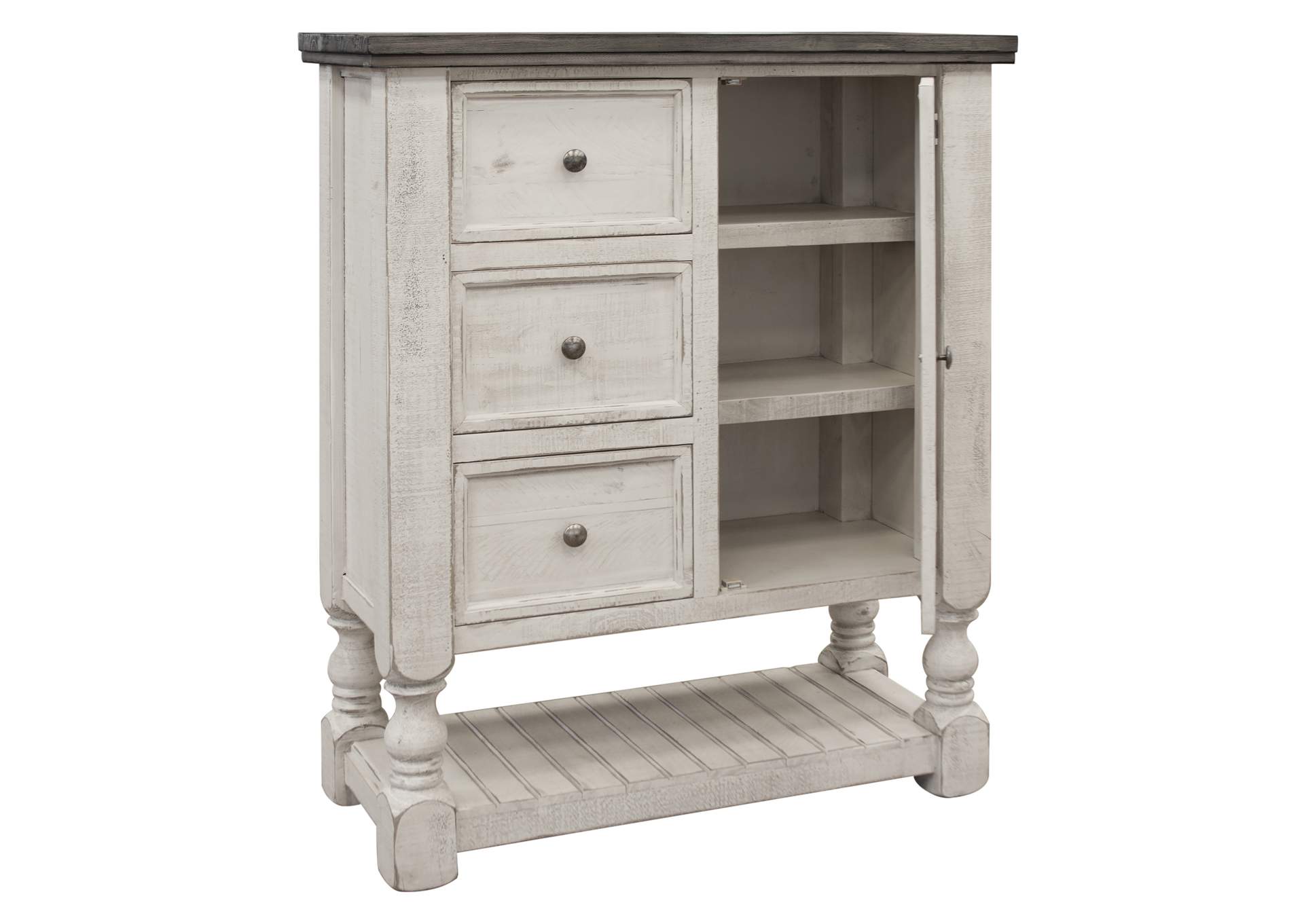 Stone 3 Drawer, 1 Door Chest,International Furniture Direct