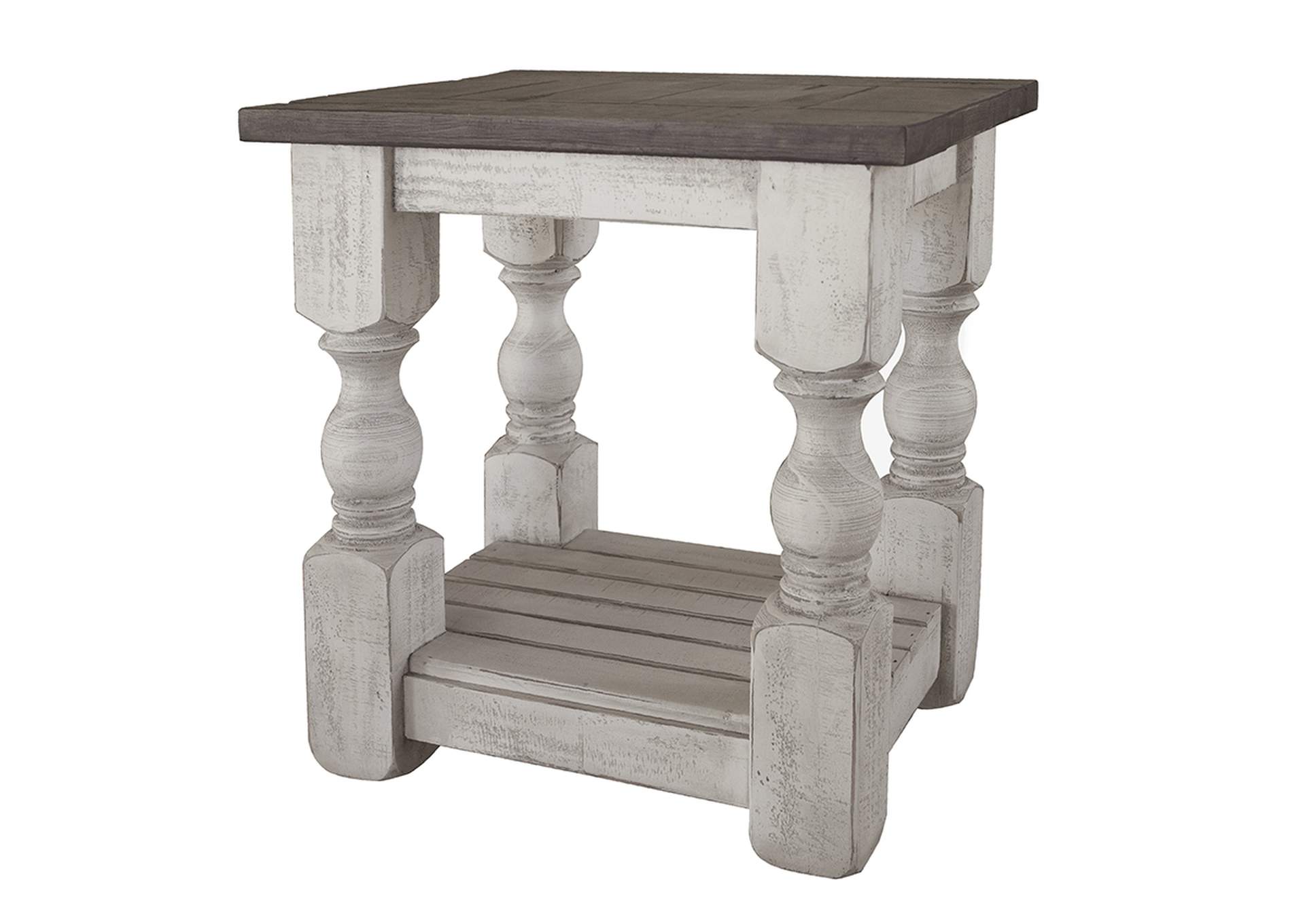 Stone Chairside Table,International Furniture Direct